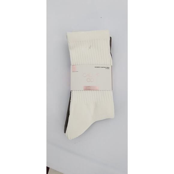New NWT Calia Studio Women's Gripper Crew Socks 2- Pack - Picture 6 of 8